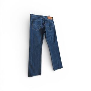 Levis 501 Original Fit Jeans Dark Wash W36 L30 Button Fly